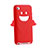 Angel Silicone Soft Cover for Apple iPod Touch 4 Red