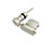 Anti Dust Cap Lightning Jack Plug Cover Protector Plugy Stopper Universal J01 for Apple iPad Mini Silver