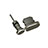 Anti Dust Cap Lightning Jack Plug Cover Protector Plugy Stopper Universal J01 for Apple iPhone 6S Plus Black