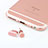 Anti Dust Cap Lightning Jack Plug Cover Protector Plugy Stopper Universal J04 for Apple iPad Air 4 10.9 (2020) Rose Gold