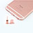 Anti Dust Cap Lightning Jack Plug Cover Protector Plugy Stopper Universal J04 for Apple iPad Mini Rose Gold