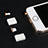 Anti Dust Cap Lightning Jack Plug Cover Protector Plugy Stopper Universal J05 for Apple iPad Mini Silver