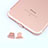 Anti Dust Cap Lightning Jack Plug Cover Protector Plugy Stopper Universal J06 for Apple iPhone 12 Mini Rose Gold