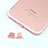 Anti Dust Cap Lightning Jack Plug Cover Protector Plugy Stopper Universal J06 for Apple iPhone XR Rose Gold