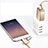 Charger Lightning USB Data Cable Charging Cord and Android Micro USB Type-C ML05 Gold