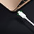 Charger Micro USB Data Cable Charging Cord Android Universal 2A H02 for Apple iPad Pro 12.9 (2021) White