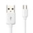 Charger Micro USB Data Cable Charging Cord Android Universal A02 White