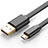 Charger Micro USB Data Cable Charging Cord Android Universal A09 Black