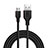 Charger Micro USB Data Cable Charging Cord Android Universal A18 Black
