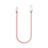 Charger USB Data Cable Charging Cord C06 for Apple iPhone 13 Mini Pink