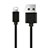 Charger USB Data Cable Charging Cord D08 for Apple iPhone 14 Pro Black