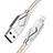 Charger USB Data Cable Charging Cord D13 for Apple iPad Pro 12.9 (2018) Silver