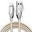 Charger USB Data Cable Charging Cord D13 for Apple iPhone Xs Max Silver