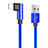 Charger USB Data Cable Charging Cord D16 for Apple iPhone 11 Pro Max Blue