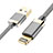 Charger USB Data Cable Charging Cord D24 for Apple iPhone 14 Gray