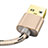 Charger USB Data Cable Charging Cord L01 for Apple iPad Air Gold