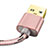 Charger USB Data Cable Charging Cord L01 for Apple iPhone 12 Rose Gold