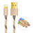 Charger USB Data Cable Charging Cord L01 for Apple iPhone 13 Mini Gold