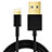 Charger USB Data Cable Charging Cord L12 for Apple iPad New Air (2019) 10.5 Black