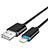 Charger USB Data Cable Charging Cord L13 for Apple iPhone 13 Pro Max Black
