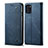 Cloth Case Stands Flip Cover B01S for Samsung Galaxy A31 Blue