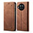 Cloth Case Stands Flip Cover B01S for Xiaomi Mi 10i 5G Brown