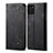 Cloth Case Stands Flip Cover B02S for Samsung Galaxy A81 Black