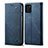 Cloth Case Stands Flip Cover B02S for Samsung Galaxy A81 Blue