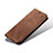 Cloth Case Stands Flip Cover B03S for Samsung Galaxy S22 5G Brown