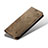 Cloth Case Stands Flip Cover B03S for Samsung Galaxy S24 Ultra 5G Khaki