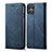 Cloth Case Stands Flip Cover for Apple iPhone 12 Pro Blue