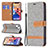 Cloth Case Stands Flip Cover for Apple iPhone 13 Mini Gray