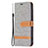 Cloth Case Stands Flip Cover for Apple iPhone 13 Mini Gray