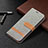 Cloth Case Stands Flip Cover for Apple iPhone 13 Mini Gray