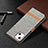 Cloth Case Stands Flip Cover for Apple iPhone 13 Mini Gray