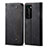 Cloth Case Stands Flip Cover for Huawei P40 Pro Black