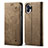 Cloth Case Stands Flip Cover for Nothing Phone 1 Khaki