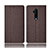 Cloth Case Stands Flip Cover for OnePlus 7T Pro Brown
