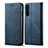 Cloth Case Stands Flip Cover for OnePlus Nord Blue
