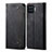 Cloth Case Stands Flip Cover for Oppo Reno4 Lite Black