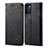 Cloth Case Stands Flip Cover for Oppo Reno6 Z 5G Black
