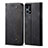Cloth Case Stands Flip Cover for Oppo Reno7 4G Black