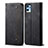 Cloth Case Stands Flip Cover for Oppo Reno7 SE 5G Black