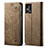 Cloth Case Stands Flip Cover for Oppo Reno8 4G Khaki