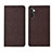 Cloth Case Stands Flip Cover for Realme X2 Brown