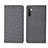 Cloth Case Stands Flip Cover for Realme X2 Gray