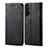 Cloth Case Stands Flip Cover for Realme X3 SuperZoom Black