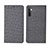 Cloth Case Stands Flip Cover for Realme XT Gray