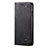 Cloth Case Stands Flip Cover for Samsung Galaxy M21s Black