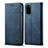 Cloth Case Stands Flip Cover for Samsung Galaxy S20 5G Blue